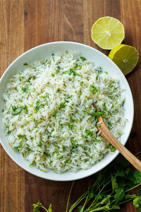 Cilantro Lime Rice Recipe (VIDEO) - NatashasKitchen.com