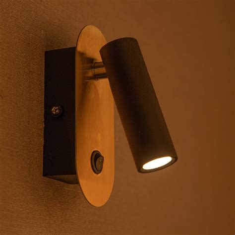 Touch Me Brass LED Light for Bedside Reading Light | Light & Living