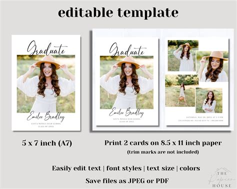 Image result for Graduation Invitation Layout