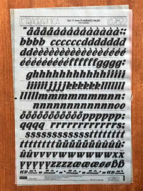 Image result for Lettering Transfer Paper