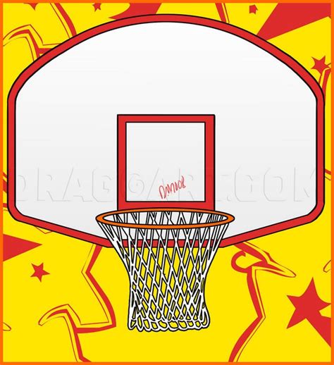 Basketball Hoop Line Drawing 的图像结果