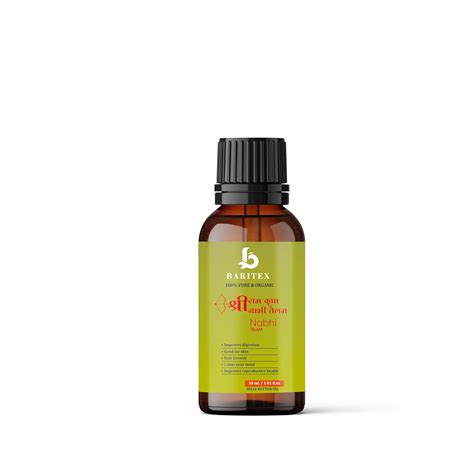 Baritex Herbal Pure Multi Benefit Nabhi Oil Belly Button Oil for Joint ...