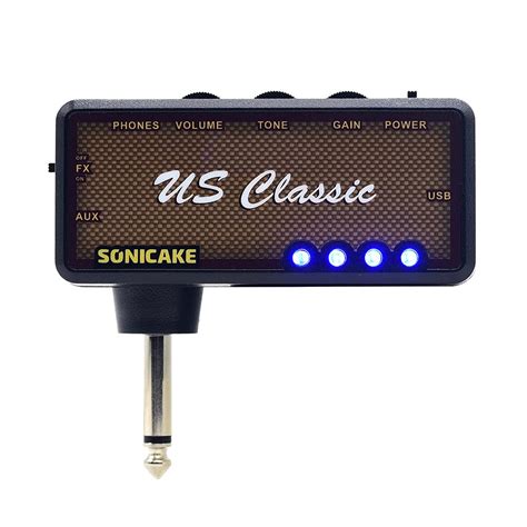 Sonicake Us Classic Plug In Usb Chargable Portable Pocket Guitar ...