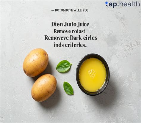 Does Potato Juice Remove Dark Circles?