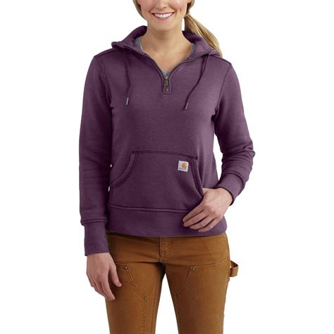 Carhartt Clarksburg Quarter-Zip Sweatshirt - Women's - Clothing