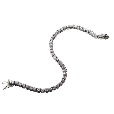 vintage silver tennis bracelet | NOIR ONLINE