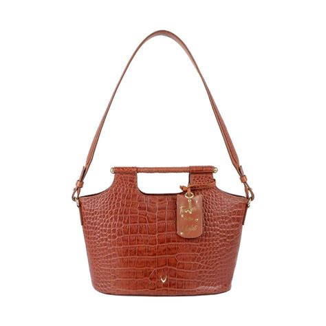 Buy Hidesign Black Magic 01 Tan Leather Womens Shoulder Bag Online