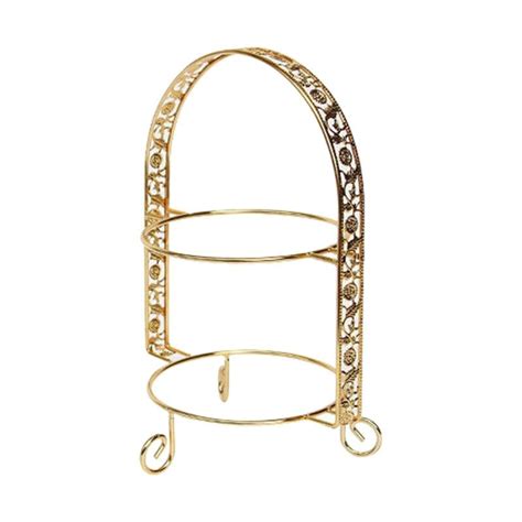 Buy 2 Tier Rectangular Serving Platter Stand, Appetizer Dessert Cast ...