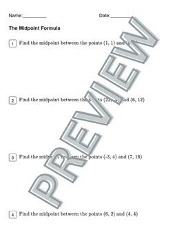 Midpoint Formula Between Two Points Solved Problems 的图像结果