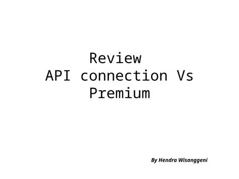 Image result for Premium API Connection
