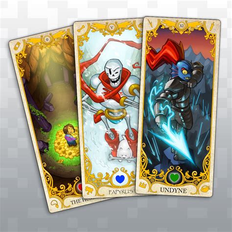 UNDERTALE Tarot Prints | Votre wishlist sur Listy