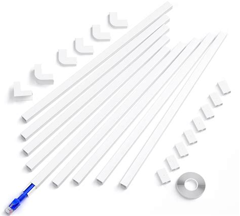 One Cord Channel Cord Hider Wall Delamu 142in Cable Cover | Desertcart ...