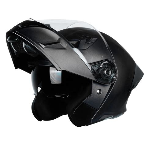 Steelbird SBA-20 7Wings ISI Certified Flip-Up Helmet With Black Spoile ...