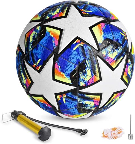 Soccer Ball Official Match Game Official Size 5 Soccer Balls Indoor and ...