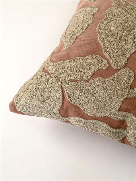 Cascade Embroidered Spice Cushion Cover – SanctuaryLiving