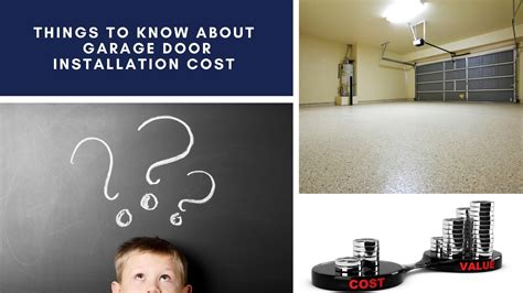 Garage Door Installation Cost: Things You Should Know About