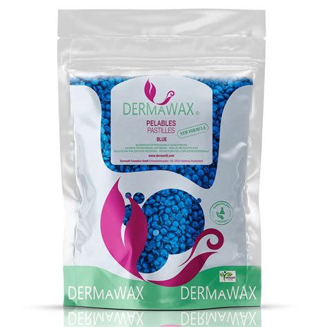 Buy Dermawax Professional Blue Azulene Hard Wax Beads Full Body ...