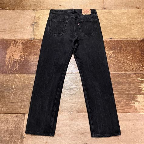 '95 Levi's 501-0660 Super Black Denim Pants USA MADE | DESERTSNOW