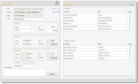 Image result for Task Details. Section Layout