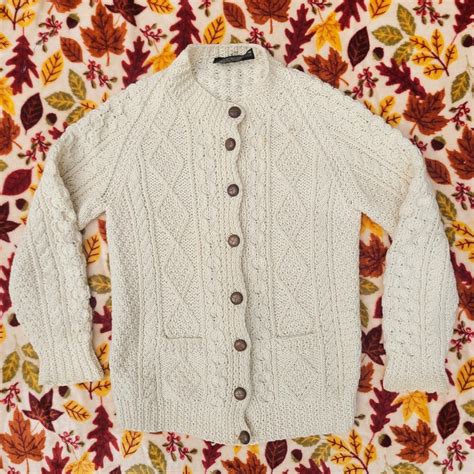 Original Vintage Style Cable-Knit Cardigan Sweaters for Women | Mercari