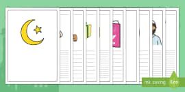 Hari Raya Aidilfitri Word Cards (teacher made) - Twinkl