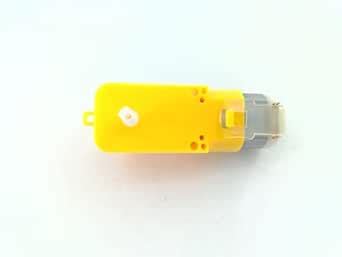 advancedestore Pack of 1pc Gear Motor Dual Shaft for Smart Car Robot ...