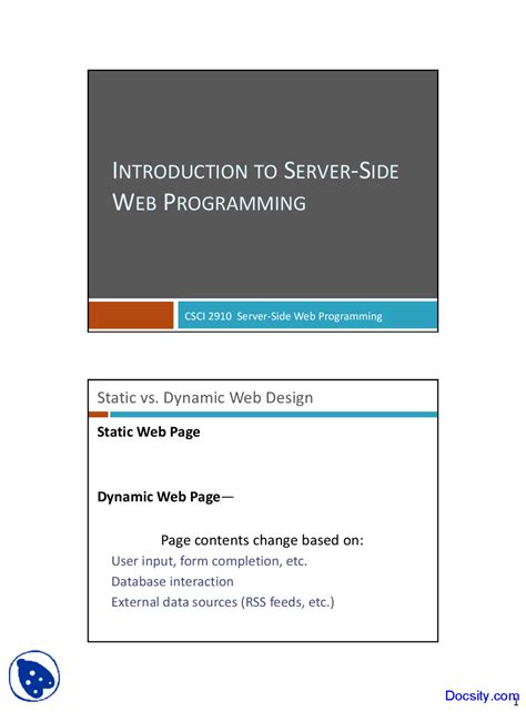 Image result for Server-Side Web Programming