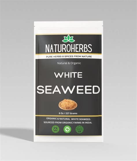 Organic White Seaweed - Naturoherbs