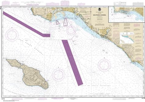 NOAA Chart 18746. Nautical Chart of San Pedro Channel & Dana Point ...