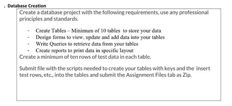 Image result for How to Create a Database for Project Overview