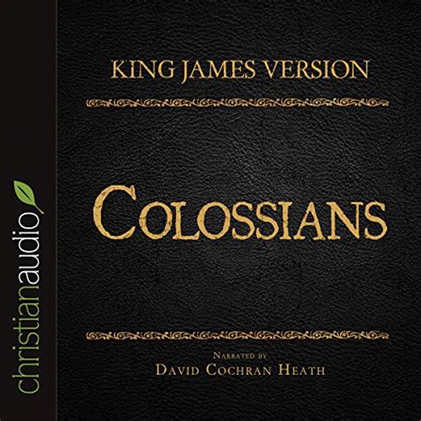 Holy Bible in Audio - King James Version: Colossians (Audio Download ...