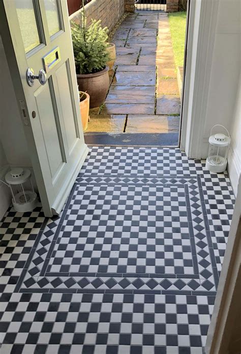 Victorian Black And White Floor Tiles Topps Tiles Launches Easy Fit