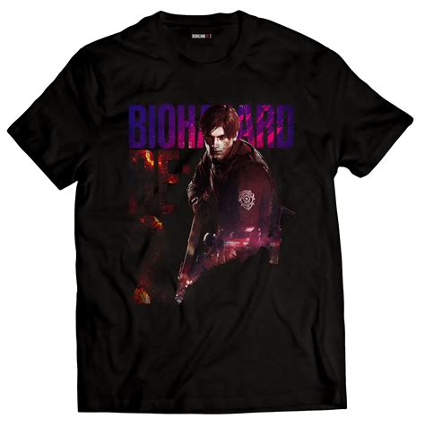 Resident Evil 2 T-shirt: Leon S. Kennedy Black (M Size)