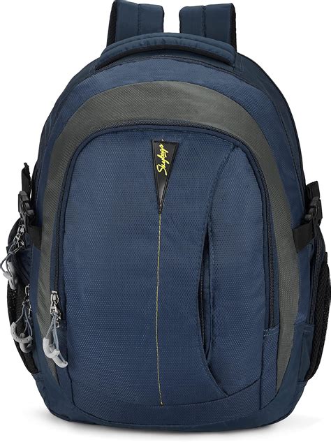 Buy Skybags Geek 48 Ltrs Blue & Red Laptop Backpack with Raincover at ...