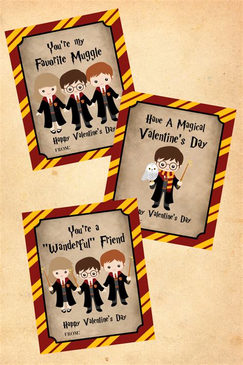 Harry Potter Valentine Card Harry Potter Hedwig Owl Valentines Day
