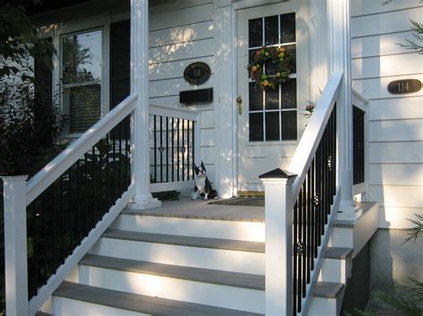 Railings for the Front Porch Steps | Fortress