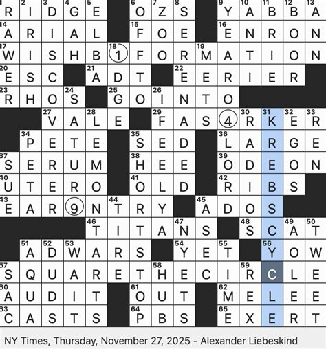 Rex Parker Does the NYT Crossword Puzzle: Gloomy, as an atmosphere ...
