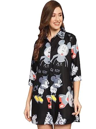 Buy FUNDAY FASHION Women Shirt Style Mini Dress (Small, Black) at Amazon.in
