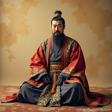 The King of Joseon Dynasty Sitting Down | Stable Diffusion Online