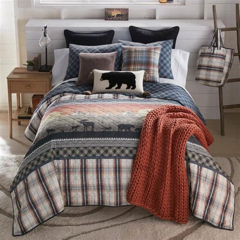 DONNA SHARP Morning Path 2-Piece Multi-Color Twin Polyester Quilt Set ...