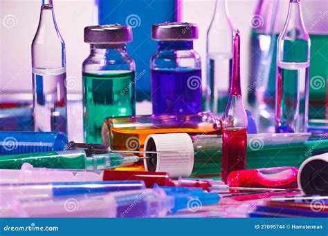 Medical Laboratory Glass Equipment Stock Photo - Image of chemistry ...