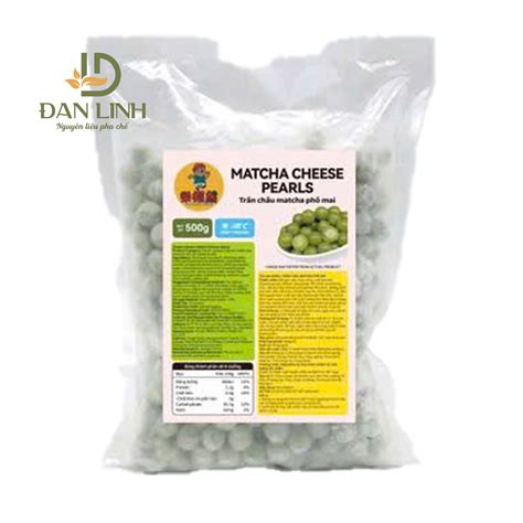 Trân Châu Tươi Lermao Matcha Phô Mai 500gr - Nguyên Liệu Đan Linh