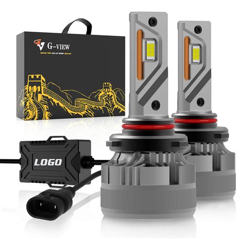 G-View Auto Lighting System Led Headlights LED Bulbs 6000K H7 9005 9006 ...