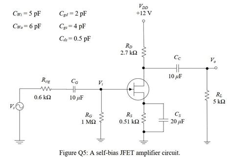 Image result for Common Source JFET Amplifier Self-Biasing Lab