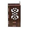 MIDU Pooja Mandir For Home Wall Hanging Mdf Wooden Temple With Door ...