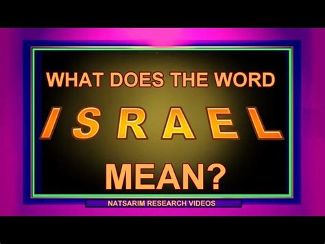The Spiritual Significance of the Name Israel: A Deep Dive into Its ...