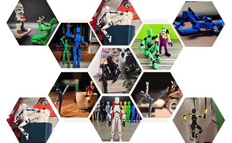 Buy Gozaqe Action Figure Toys,DIY Assembly Dummy 13 Action Figures ...