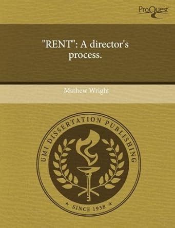 Buy Rent: A Director's Process Book Online at Low Prices in India ...