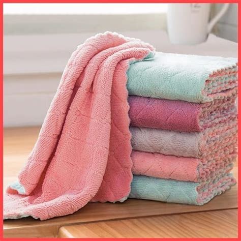 SOBBY Car Microfiber Cleaning Cloth Set of 4 pcs - Premium Microfibre ...