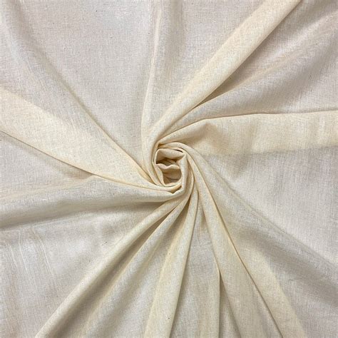 Plain muslin fabric natural – Artofit